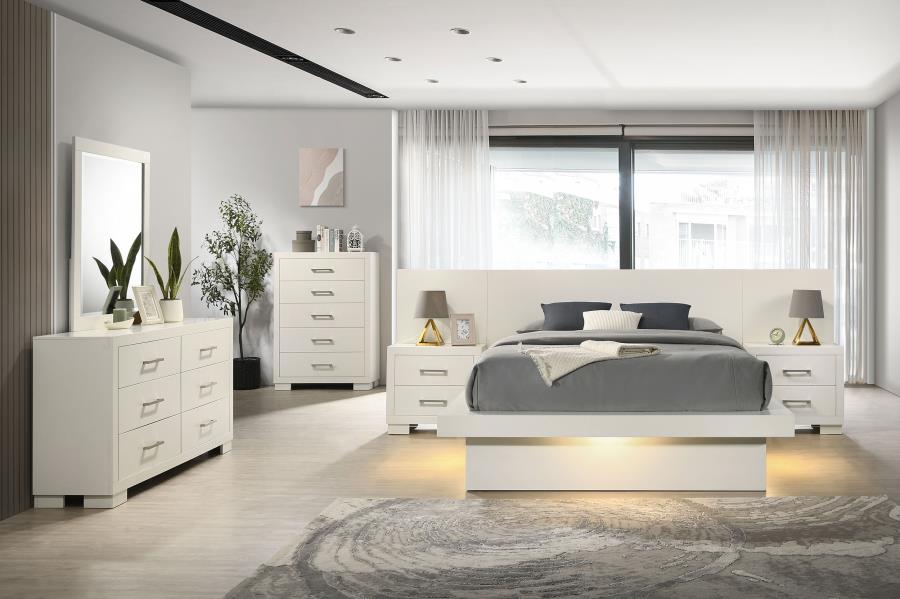 Jessica 6-drawer Dresser White