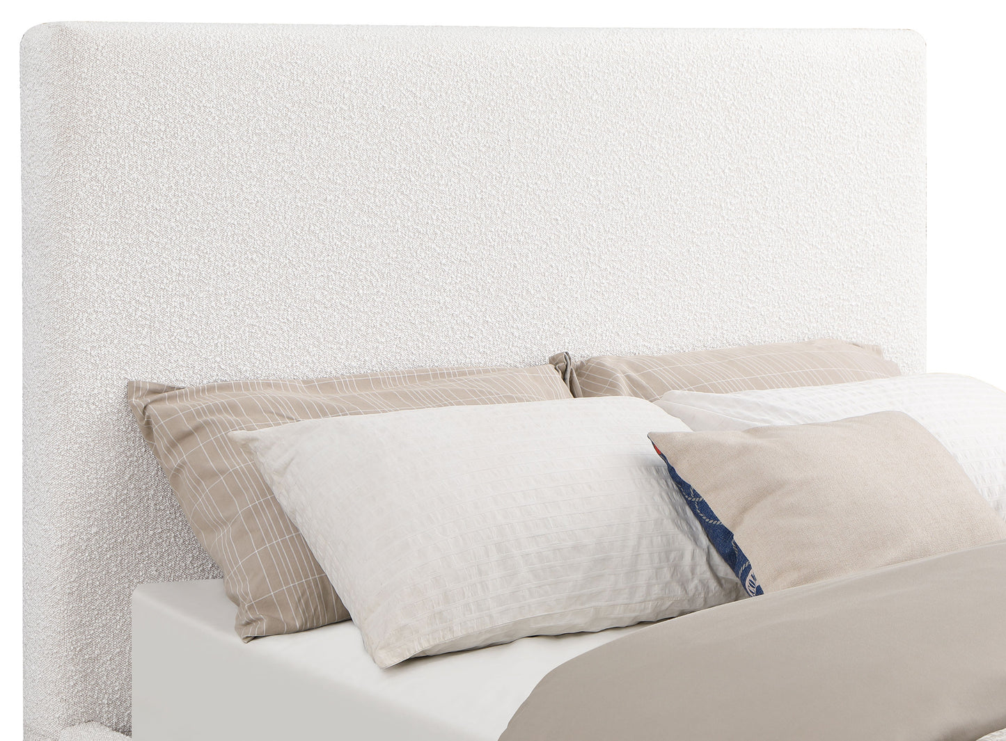 Luca Upholstered Bed Cream