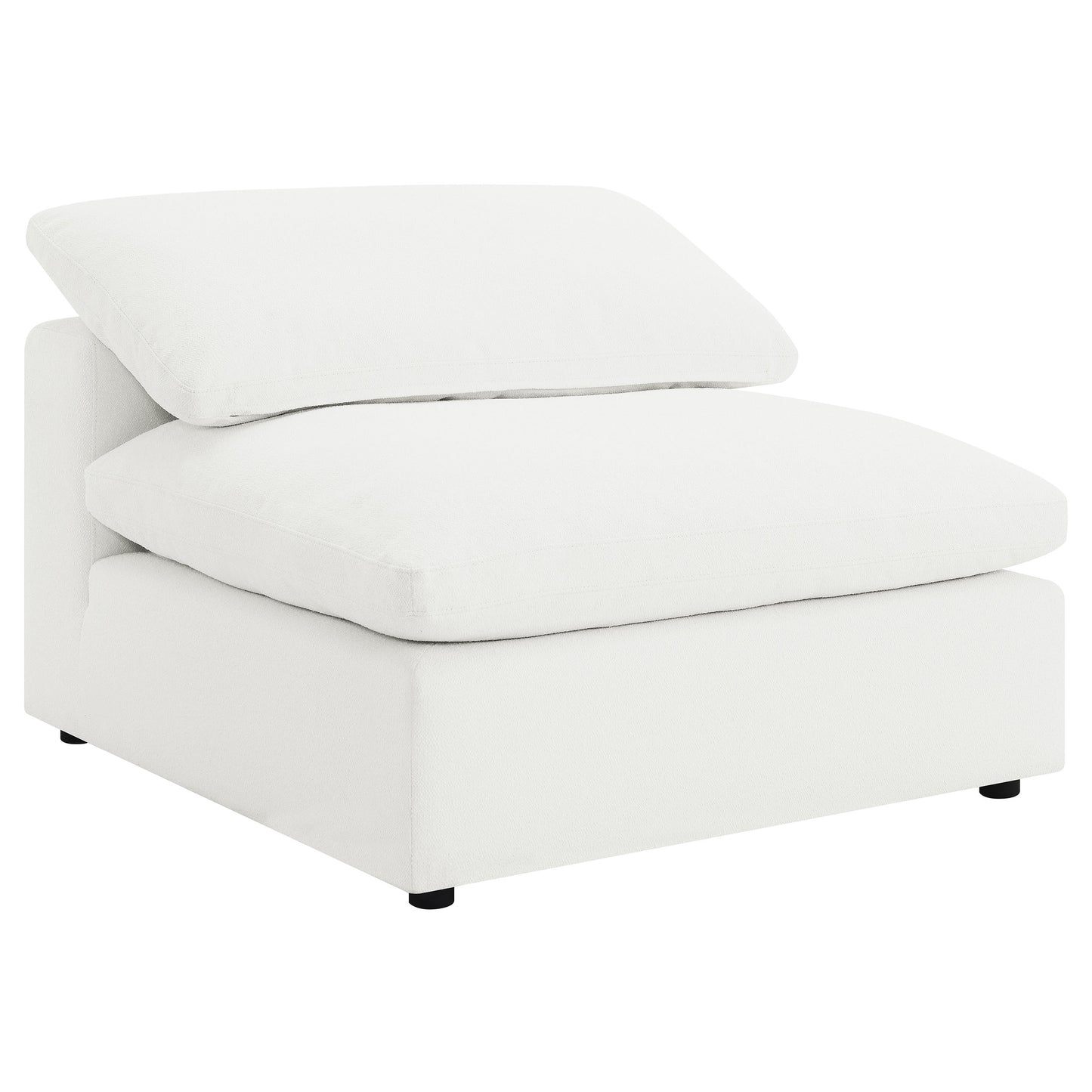 Boucle Cloud Armless Chair