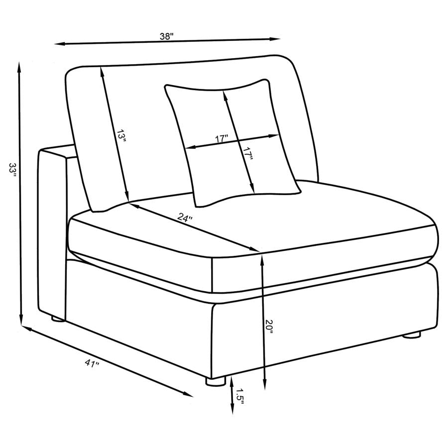 Divan 6-piece Sectional