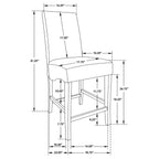 Stanton 9-piece Dining Set Black and Grey