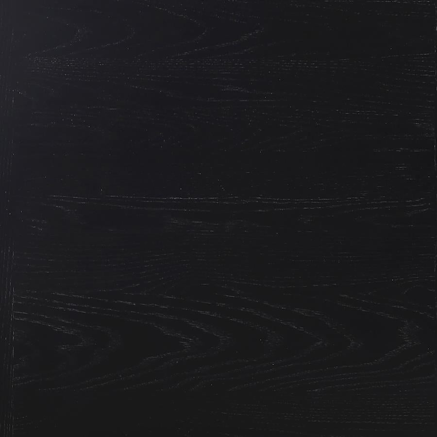 Catherine 7-piece Double Pedestal Dining Table Set Charcoal Grey and Black