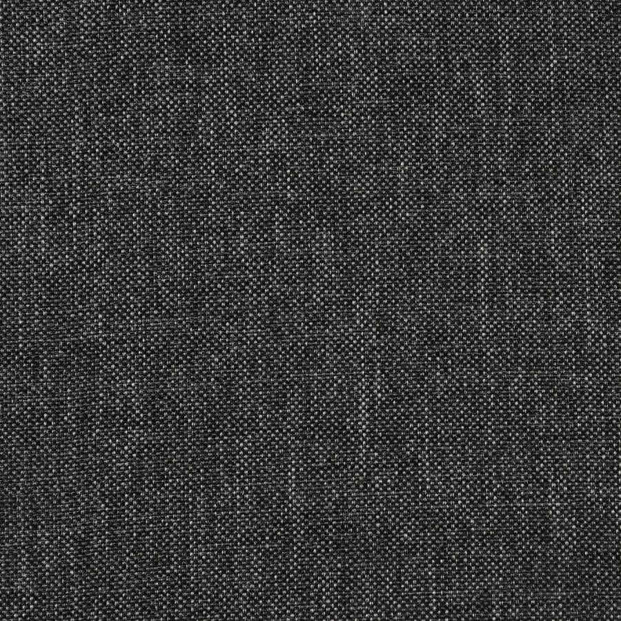 Catherine Upholstered Dining Arm Chair Charcoal Grey and Black (Set of 2)