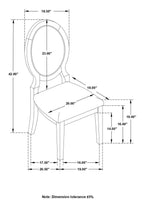 Twyla 5-piece Round Dining Set Dark Cocoa and Cream
