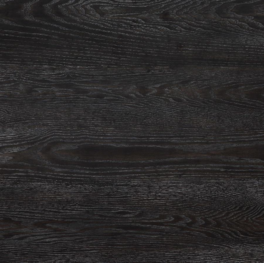 Zetta Rectangular Dining Table Black and Gold