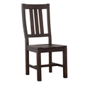 Calandra Slat Back Side Chairs Vintage Java (Set of 2)
