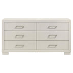 Jessica 6-drawer Dresser White
