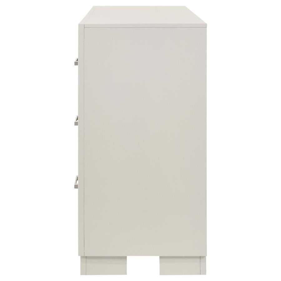 Jessica 6-drawer Dresser White