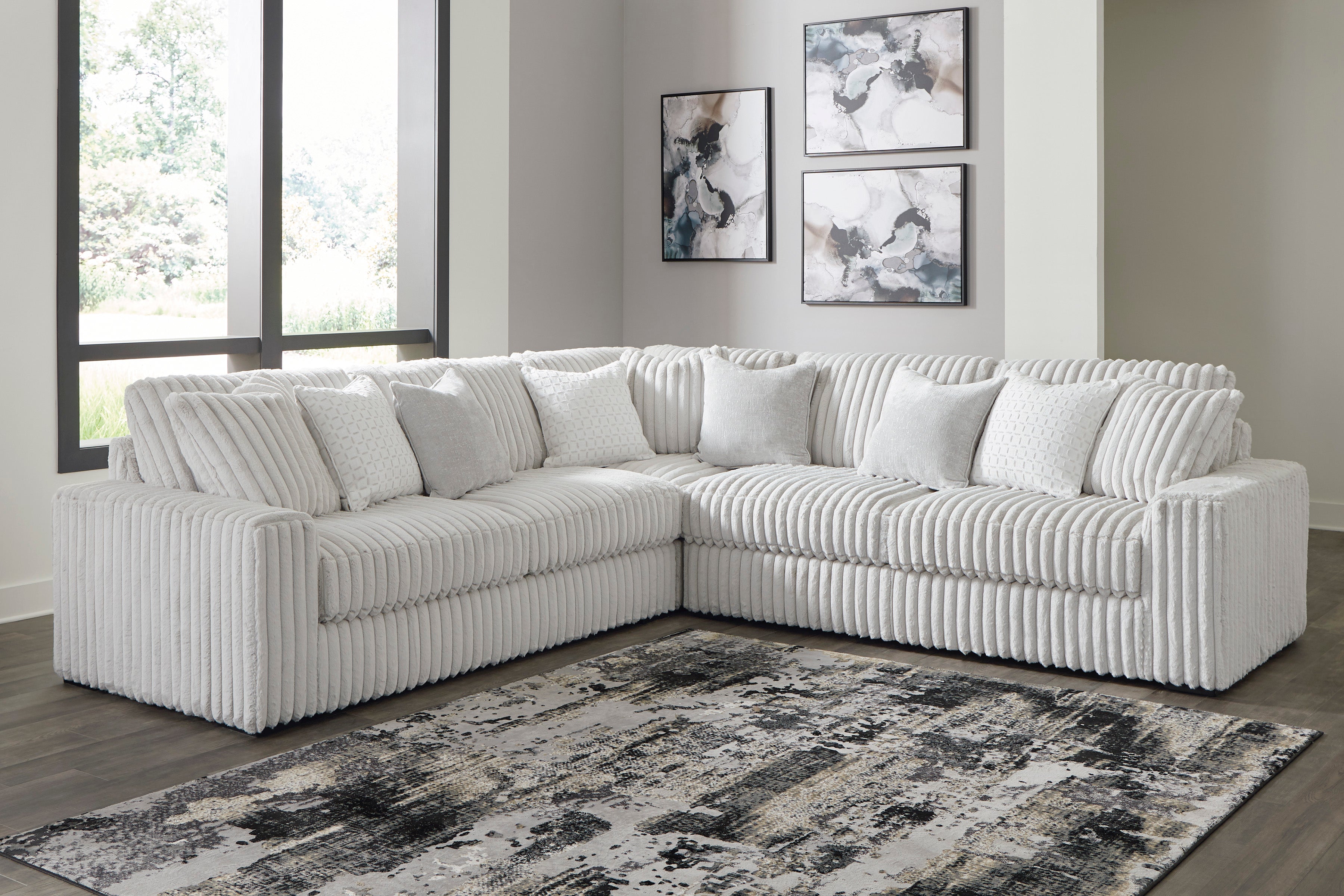 Stupendous L-Shape Sectional Couch