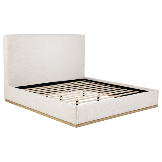 Luca Upholstered Bed Cream