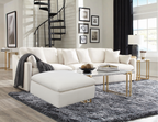 Terra 4-Piece Cloud Couch Sectional (Ottoman Included)