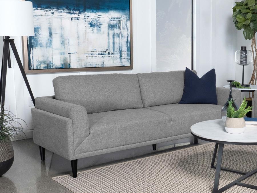 Rilynn Upholstered Track Arms Sofa Grey