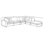 Divan 6-piece Sectional