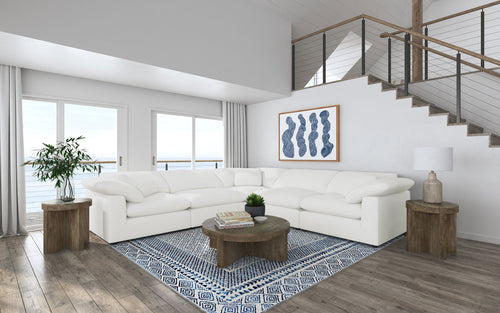 Boucle Cloud Luxe 5-Piece Sectional