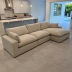Elyza 3-Piece Right-Arm Chaise Sectional