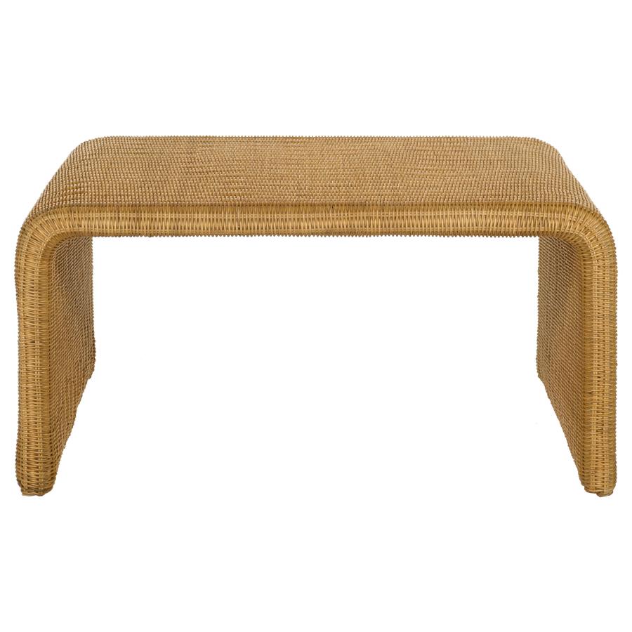 Juanita Square Rattan Coffee Table Natural