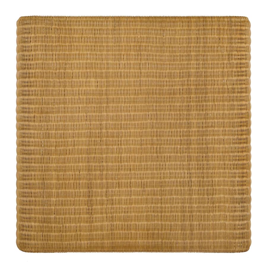 Juanita Square Rattan Coffee Table Natural