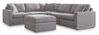 Mia 6-Piece Sectional with Ottoman included