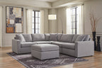 Mia 6-Piece Sectional with Ottoman included
