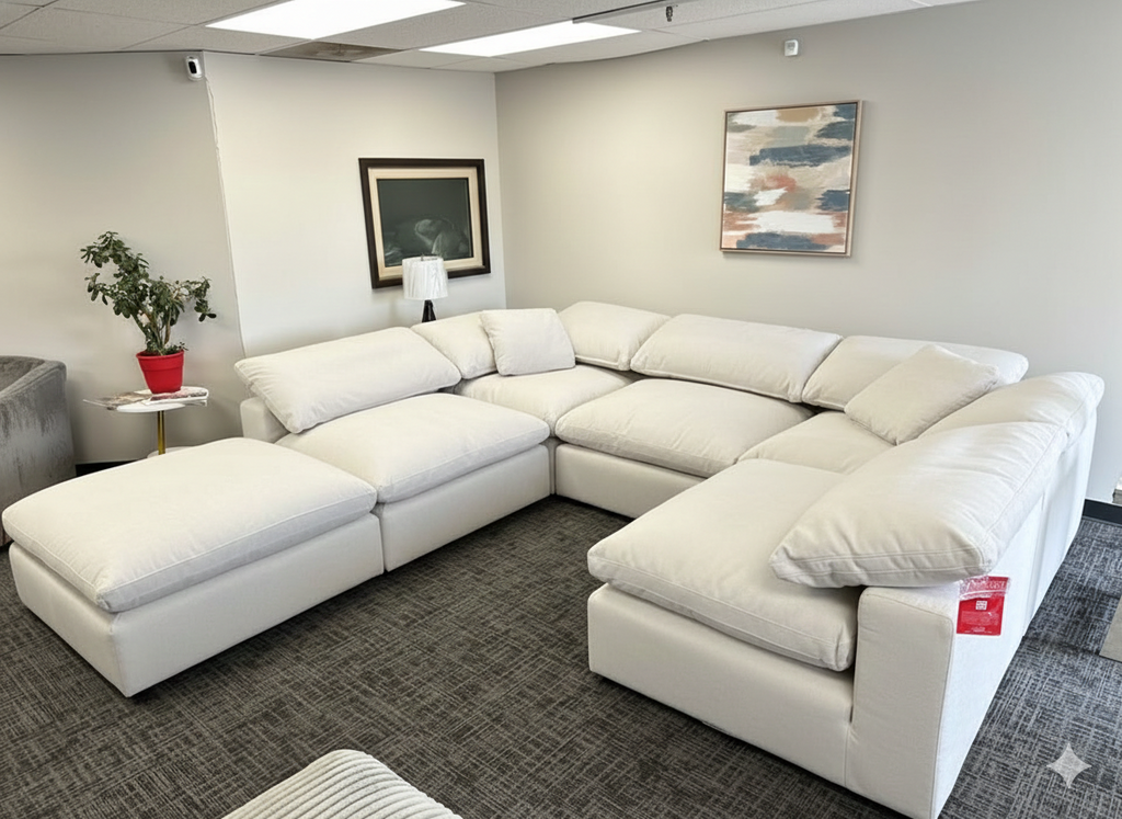 Boucle Cloud Luxe Sectional