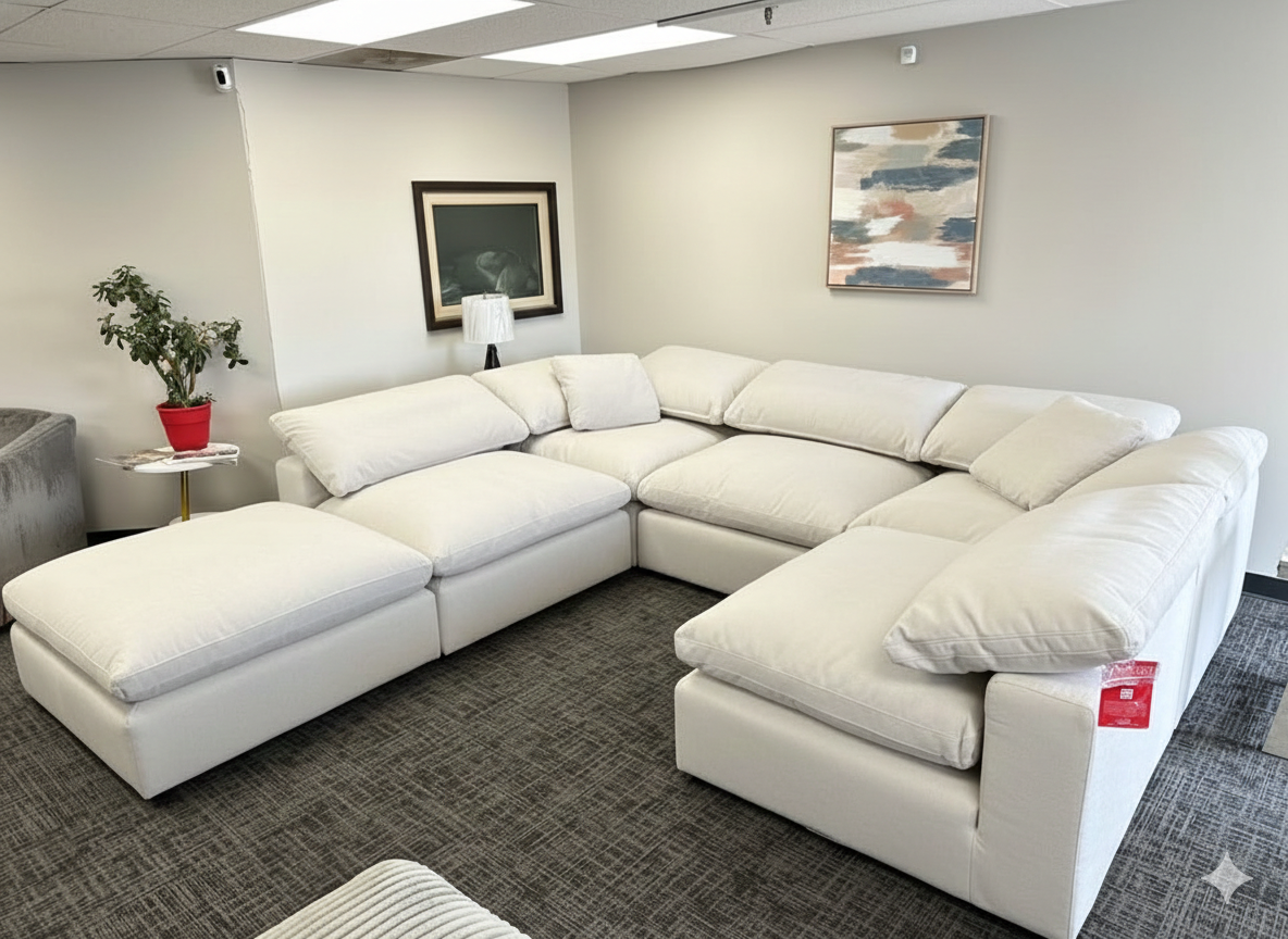 Boucle Cloud Luxe Sectional