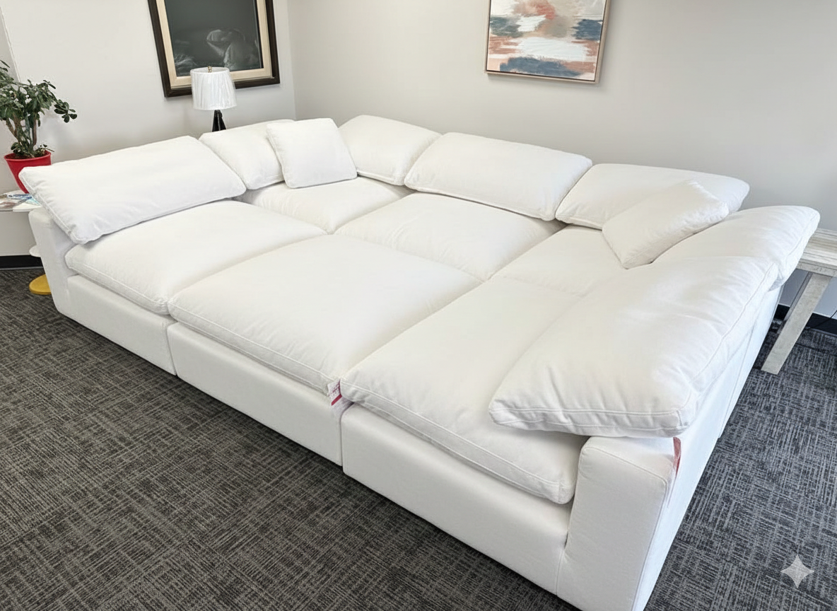 Boucle Cloud Luxe Sectional