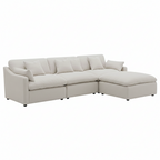 Terra 4-Piece Sectional - Ottoman Included