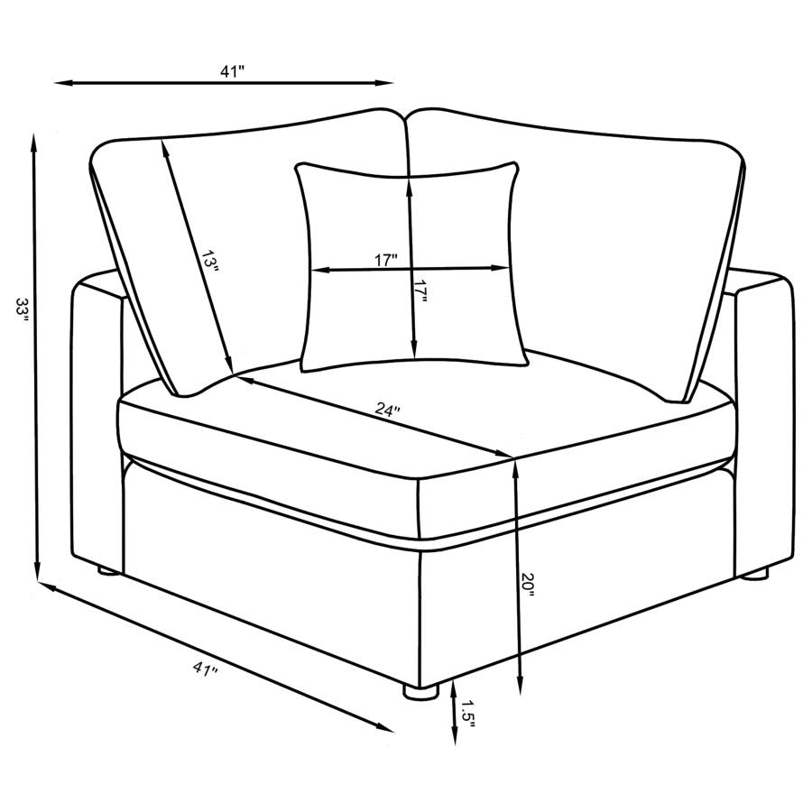 Divan 6-piece Sectional
