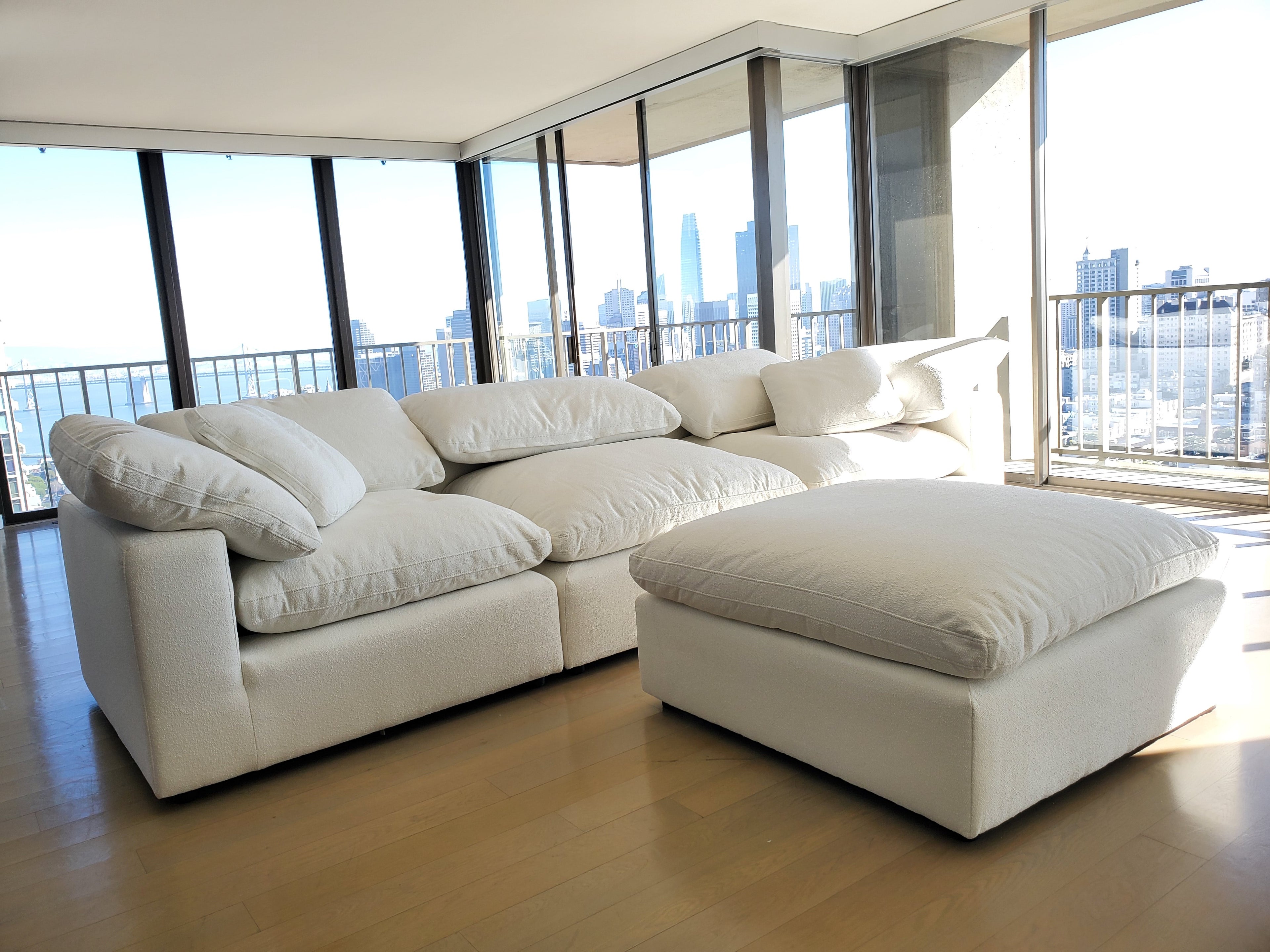 Boucle Cloud Luxe Sectional