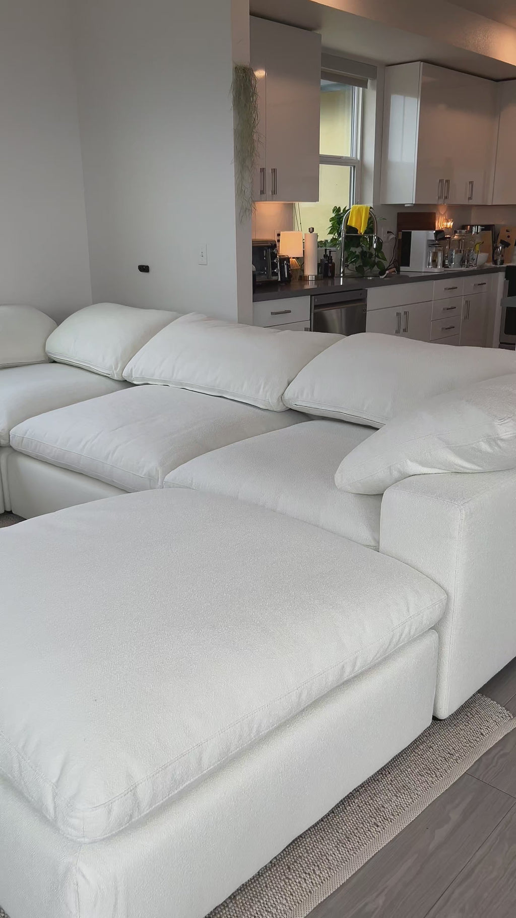 Boucle Cloud Luxe Sectional